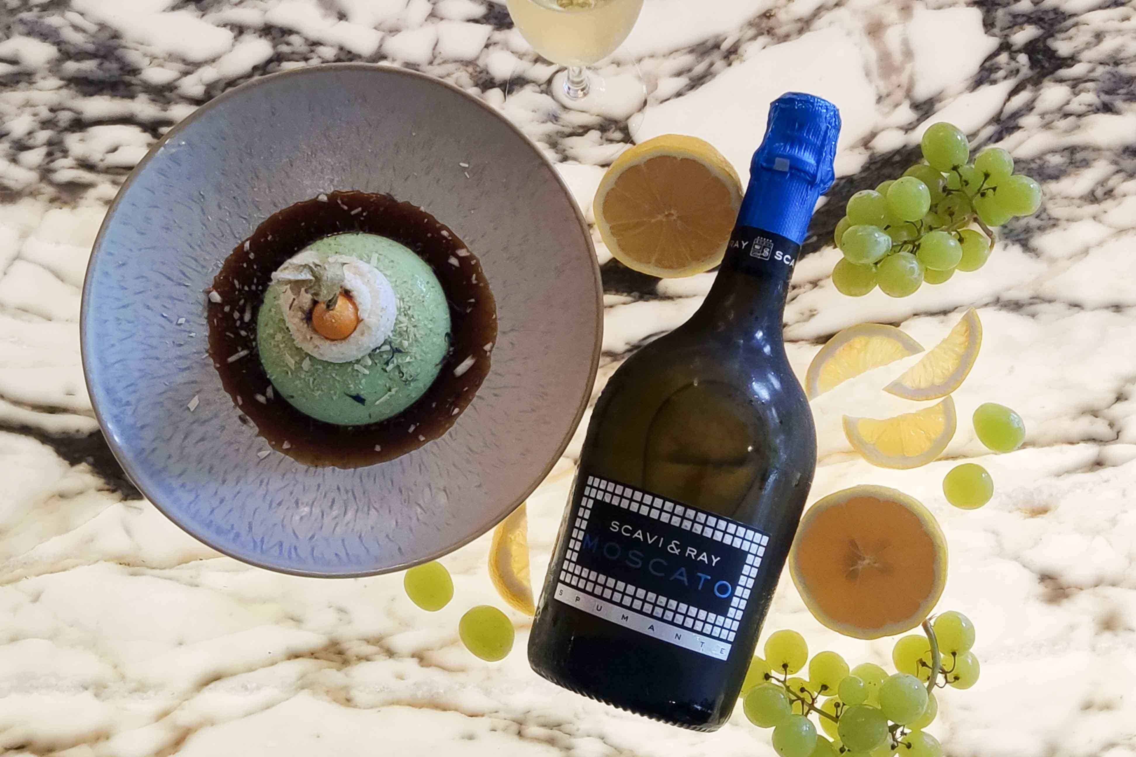 5 PandanPannaCotta with ScaviRayMoscato